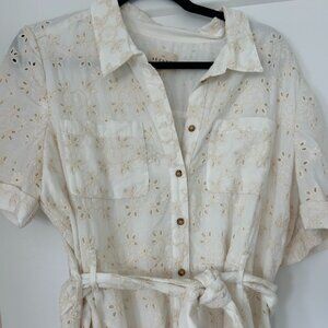 Sezane Eyelet Dress (Brand New with Tag)